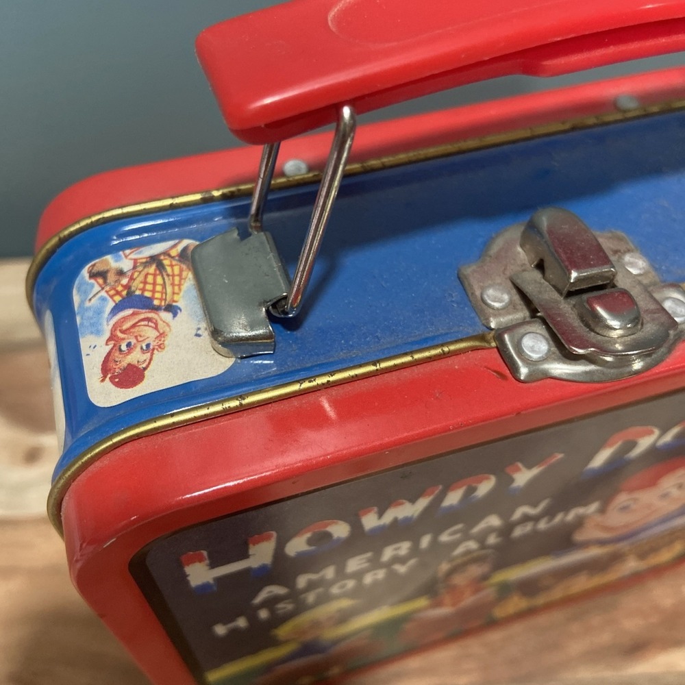 Vintage 1998 Howdy Doody American History Album Tin Lunch Box - Picture 2 of 6